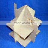 Unique Design Office Use Unfinished Desktop Wood Rack Display Shelf thumbnail-4