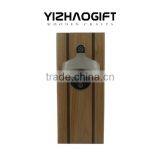 Wood Wall Plaque Beer Bottle Opener With Magnetic Cap Catcher thumbnail-4