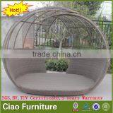 Outdoor Leisure Sun Bed Garden Furniture Rattan Daybed thumbnail-3