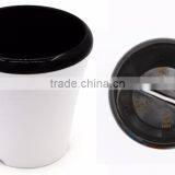 Cylinder Self Watering Planter Office Flower Pot thumbnail-2