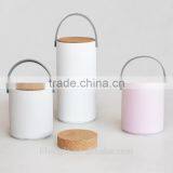 3pcs Canister Set With Cork Lid&handle thumbnail-1