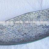 Good Quality Silver Mirror Mosaic Candle Holder thumbnail-6