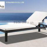 rattan sunbed, rattan lounge