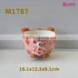 Hot Sale 3D Animal Ceramic Baby Bowl thumbnail-1