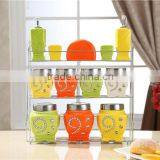 Colorful Kitchen Ceramic Canister Set thumbnail-4