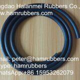 flexible black welding rubber oxygen hose with blue strip