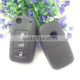 Skoda Passat Silicone Folding Flip Key FOB Shell Remote Protective Case thumbnail-1