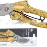 XS-8819 High Grade 8 Inch Gold Nimitation Plating Pruner Scissors XS-8819 thumbnail-1