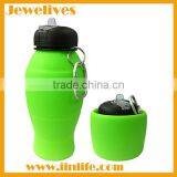 Chin Rest Water Bottle Bpa Free Sports Water Bottle,collapsible Silicone Water Bottle thumbnail-3