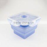 New Design High Quality Eco-friendly Reuseable Silicone Folding Bowls/lunch Boxes/storages thumbnail-2
