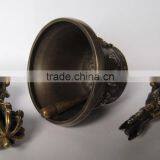 Tibetan Buddhist Bronze Bell 6" and Vajra/Dorje (Small) - Nepal thumbnail-6