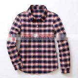 New Design Spring Middle Classic School Uniform Plaid Shirt thumbnail-2