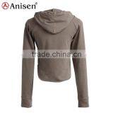 Manufacturer Clothing Custom Slim CVC Women Hoodies thumbnail-2