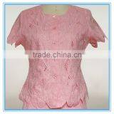 Fashion Feminine Short-sleeved Waist Was Thin Ladies Lotus Leaf Dresses and Church Suits thumbnail-3
