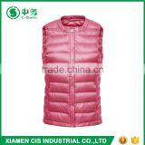 2017 New Product Pure Color Winter Windproof Warm Women Padded Down Vest thumbnail-2