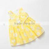 New European and American Cute Princess Dress Daisy Printed Frock thumbnail-3