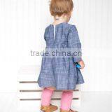Baby Dress Pictures Classic Childrens Dresses Cap Sleeve Girls Cotton Frock Designs thumbnail-3