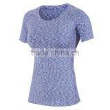 Wholesale OEM Custom Printing t Shirt Dry Fit Athletic Wear Women T-shirts Compression t Shirt Women thumbnail-2