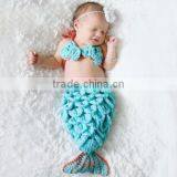Baby Photography Props,crochet Mermaid Tail for Swimming Sleeping Bag thumbnail-1