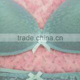 OEM Service Breathable Lace Underwear Woman Bra Panty Set thumbnail-2