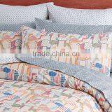 Colourful Animals Print Quilt Cover thumbnail-3