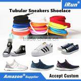 Antislip Fasten Functional Tubular Hollow Flat Shoe Laces for Your Basketball Soccer Ball Footwear - 15 Colors - Amazon Supplier thumbnail-1