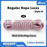 Fitness Round Rope Shoe Laces for Hiking Walking Safety Skating Boots - Competitive Price Cord Coiled for Shoelace - 5 Colors thumbnail-5