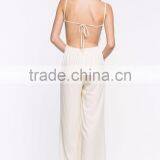 Adjustable Strap Sequined V Neck Wide Leg Jumpsuit Women Clothes thumbnail-6