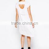 Maternity Embroidered Swing Dress With Dipped Hem China Supplier thumbnail-2