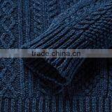 High Quality China Customed Latest Sweater Designs for Men Ribbed Trims Wool Blend Sweater thumbnail-6