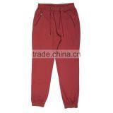 Factory Price 100% Cotton Twill Fabric Elastic Waist Mens Harem Pants With Exquisite Plastic Zipper thumbnail-2