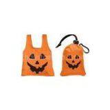 Customized Orange Pecycled PET Bag, Reusable Pumpkin Shape Foldable Bags thumbnail-1