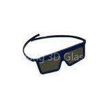 CE, EN71, RoHs, SGS blue circular / Linear polarized 3d glasses with ABS frame and 0.38 lens