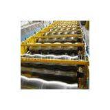 380V 50Hz Steel Tile Roll Forming Machine With Compture Control System / Cr12mov Blade