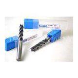 Solid Carbide Square End Mill HRC50 Long Flute With TiAlN Coated for CNC Milling , 4 Flute