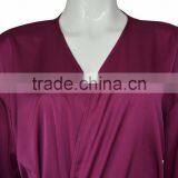 Femme Spandex Satin Chiffon Bath Robe thumbnail-2