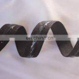 Black Silicone Satin Lingerie Bra Strap Stretch Sewing Elastic 1/2" Wide thumbnail-1