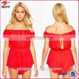 2015 New Look Off Shoulder Beach Romper Playsuit Women