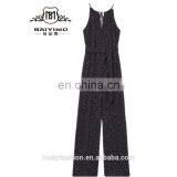 2016 Baiyimo Halter Neck Removable Belt Women Long Custom Jumpsuit thumbnail-1