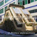 Camouflage Pattern Giant Bouncy Castle, Camouflage Slide thumbnail-2