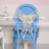 Cheap Wholesale Customizd Colorful Organza Chair Sash thumbnail-4