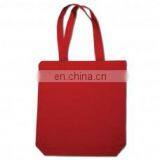 Custom Personalized Red Cotton Tote Bags Printed Logo thumbnail-2