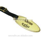 Unique Eco-friendly Metal Luggage Tag,leather Buckle Travel Luggage Tag thumbnail-2