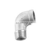 1/8 1/4 3/8 1/2 3/4 stainless steel street elbow ,SS304 Cast , Grade 304 ,90 Degree Street elbow