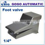 GOGO ATC 5 Way Pneumatic Air Pvc Foot Valve 1/4 Inch BSP 4F210-08 Manual Plastic thumbnail-2