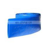 Blue Large Diameter 12 inch PVC Layflat Discharge Hose for Water Irrigagion in agriculture