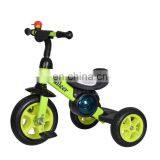 Multi-function Cheap Baby Pedal Tricycle / EVA Wheel Kids Tricycle With Light thumbnail-4