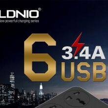 LDNIO 6 USB 3 Outlet Universal Usb Power Strip Desk With Usb Charger Extension Socket thumbnail-4