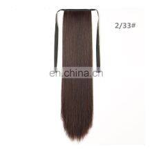 New Japanese Style Strap Women's Straight Pixie Wig Matte Silk Long Straight Wig Hair Ponytails Girls Makeup Accessories thumbnail-3