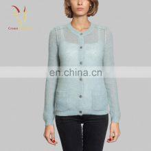 Корейская прозрачная вязаная кардиган для женщин thumbnail-1